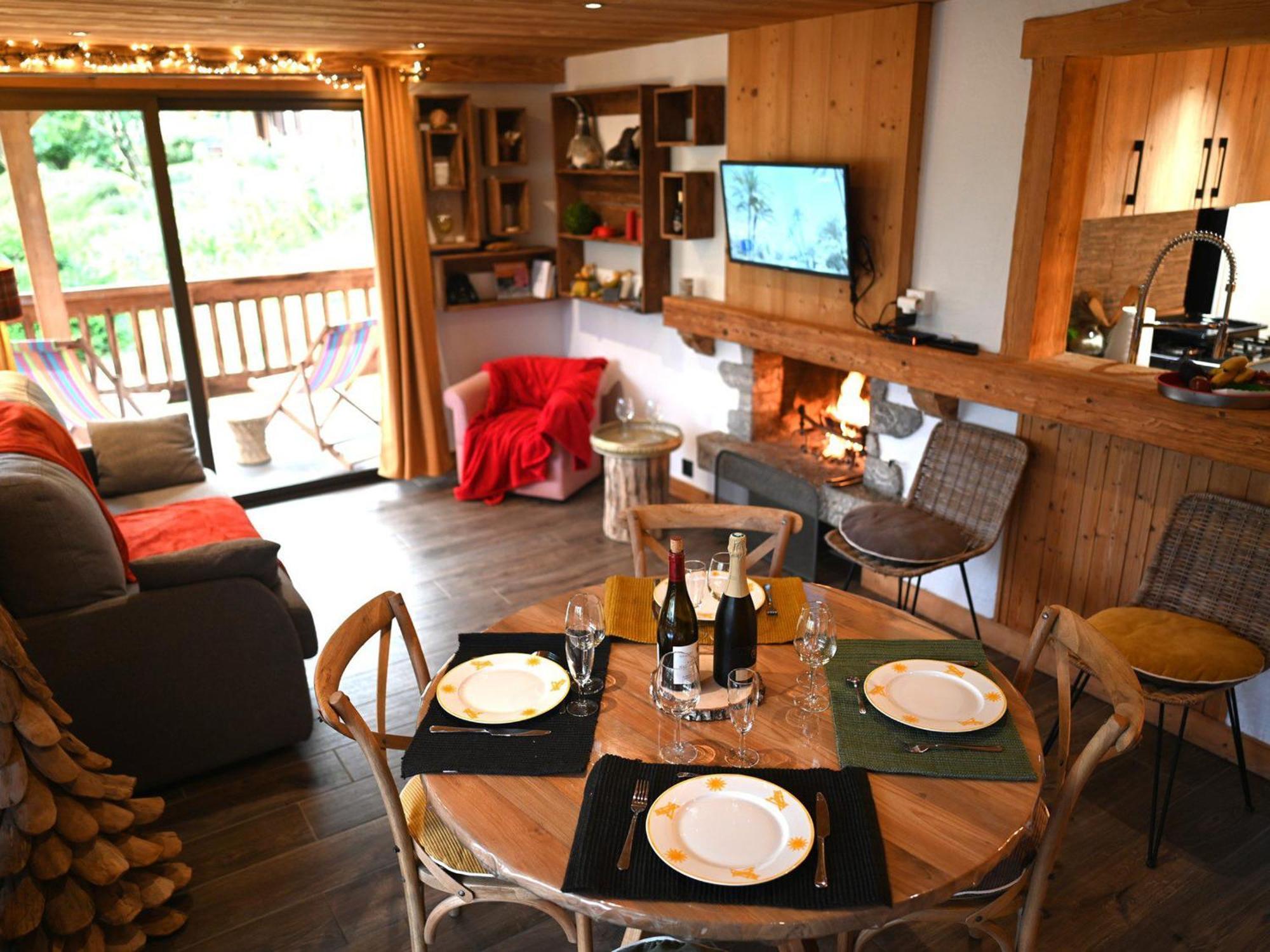 Appartement 2 Chambres Proche Pistes Avec Balcon Et Parking - Fr-1-459-181 Clusaz Zewnętrze zdjęcie